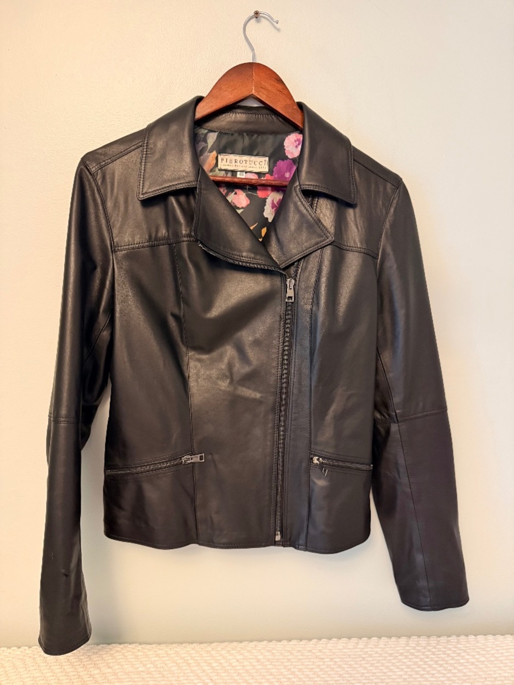 Classic Asymmetrical Moto Leather Jacket